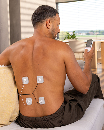 aparat TENS EMS pentru recuperare musculara