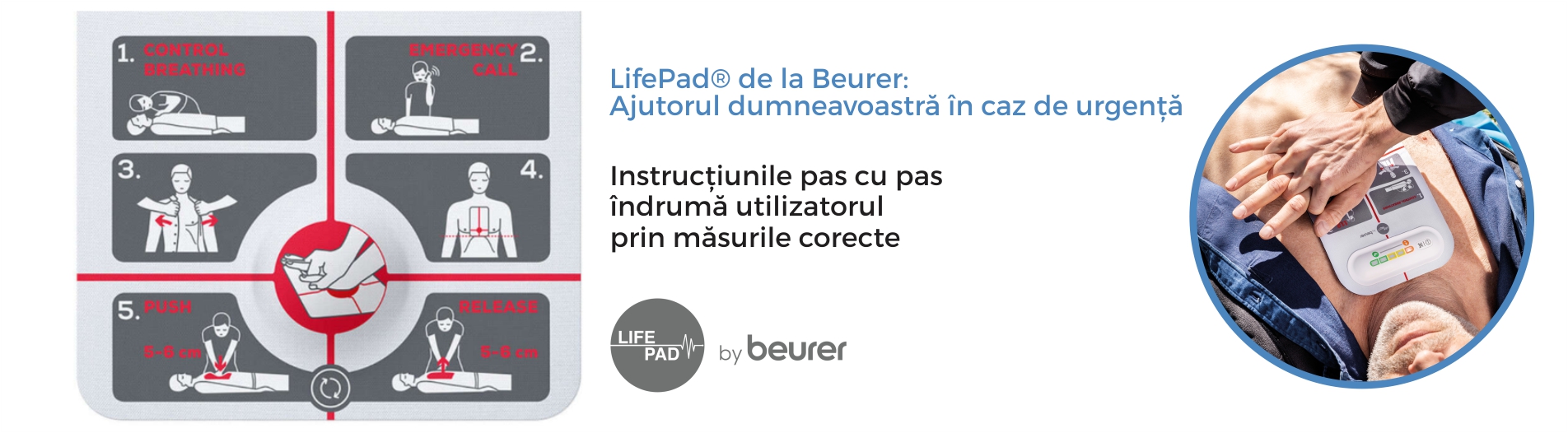 Lifepad ajutor pentru resuscitare