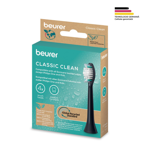 Beurer 4 x Capete de perie Classic Clean pentru periute sonice -  33
