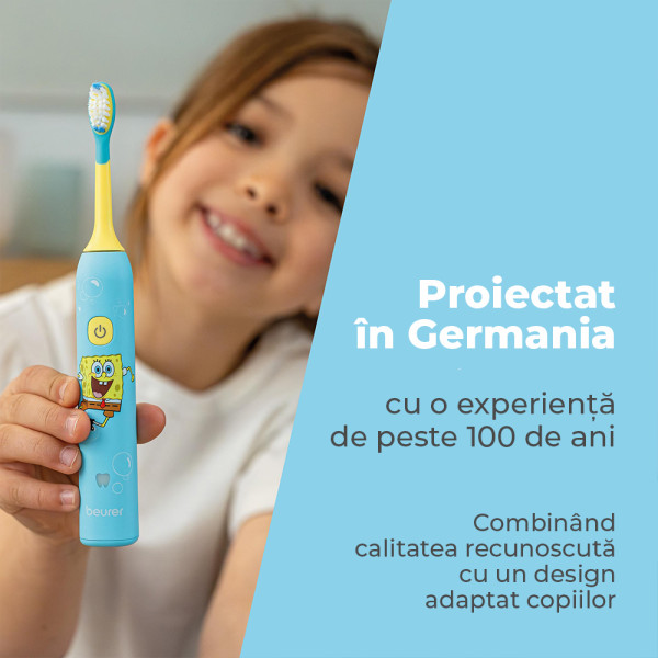 Beurer Periuta de dinti electrica sonica pentru copii, SC 11 Aqua Blue -  33