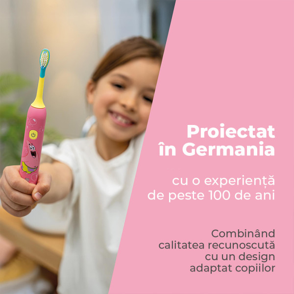 Beurer Periuta de dinti electrica sonica pentru copii, SC 11 Seastar Pink -  33