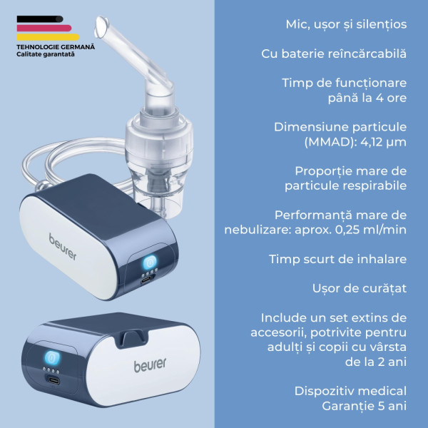 Beurer Beurer IH 61 Aparat de aerosoli cu acumulator -  33