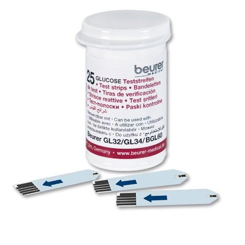 Beurer Beurer Teste glucoza GL32/GL34 + o cutie de 25 bandelete gratis