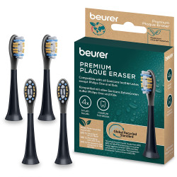  4 x Capete de perie Premium Plaque Eraser pentru periute sonice