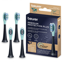  4 x Capete de perie Protection Plus pentru periuțe sonice